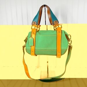 St. John's Bay Blue Teal Shoulder Handbag 0316